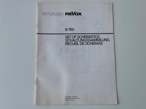 Revox b760 set - b760, of