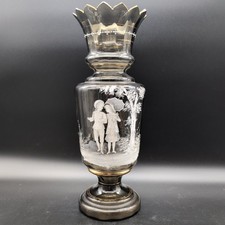 Riesige Schneemalerei Vase