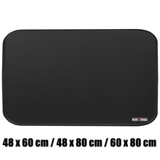 KOTARBAU® Kamin Bodenplatte Pulverbeschichtung Stahl Bodenblech Ascheblech