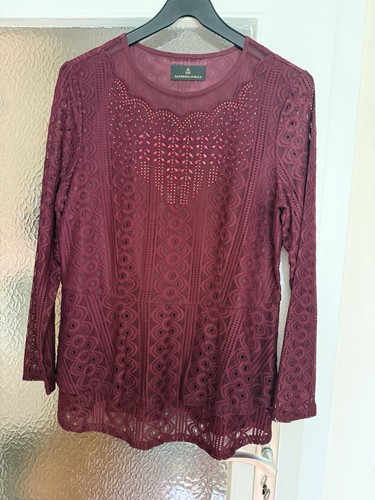 Tunika shirt weinrot 40 - tunika, gr.40