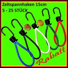 5 - 25 Zelt Spanngummi 15 cm