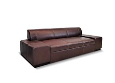 Super lange Echtleder Sofa