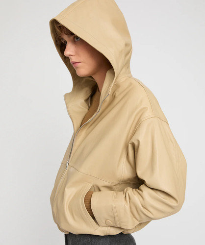 Damen beige lammfell - beige,