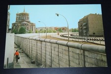 Color AK Berlin - Die Mauer am Bethaniendamm mit Thomaskirche 70er - ungelaufen