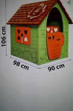 kinderspielhaus kunststoff Farbe Grün / Braun