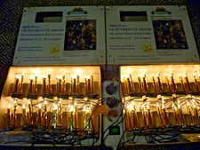 2x   12x3 Triaden Retro Weihnachtsbeleuchtung Lichterkette Christbaumbeleuchtung