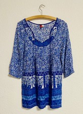 Tunika H&M 38 Blau Long