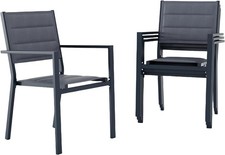 4 Pack Patio-Essstühlen aus