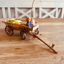 Playmobil - Leiterwagen aus 3735 OHNE Pferde - GUT   #1267