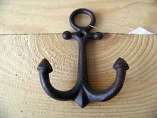 Wandhaken Anker braun NEU maritim Garderobe Nostalgie Handtuchhalter