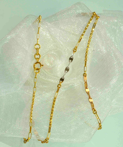 Halskette 750 gelbgold - halskette,