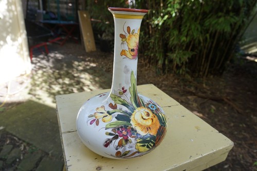 Vase italy blumenmuster - italy, faenza