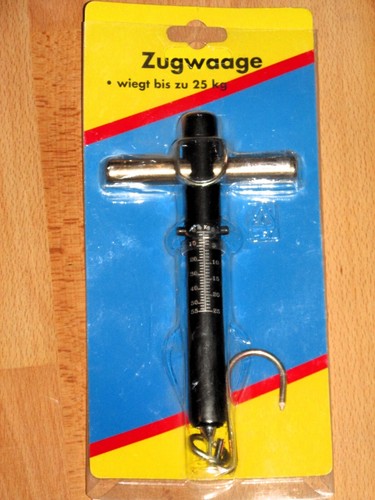Zugwaage wiegt bis 25 - -, zu