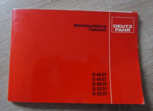 Deutz fahr schlepper d4007 - d4007, +