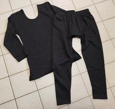 Mens neZ gefütterte Unterwäscheset Funktionsunterwäsche Unterhose Hemd Gr. 38 M