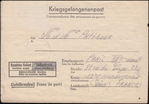 Kriegsgefangenenpost