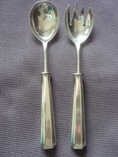 Salatbesteck WMF Modell 1900 Silber Erbstück schlichte Eleganz Art Deko 22,6 cm