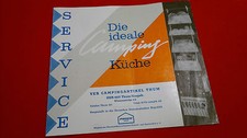 Original Montage Anleitung Camping Küche Ersatzteil Klappfix Zelten 70´ziger DDR