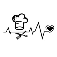 Kochmütze Herzschlag -