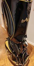 Golf Cart Bag Designer schwarz mit Gold
