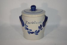 Knoblauchtopf grau blau NEU