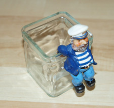 Kapitän Kantenhänger Topfhänger Dekofigur Maritim ca. 9 cm lang/4 cm breit