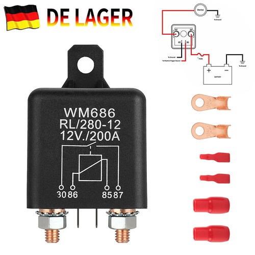 Batterie trennrelais 12v 200a - batterie, 12v/200a