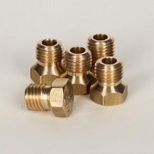 5 Brenner Gasherd Umrüstsatz Düsen Propan Butan 0,47, 0,63, 0,63, 0,78, 0,92