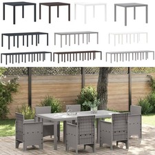 Terrassentisch esszeltisch Draußen großer Rechteckiger Tisch Gartentisch 5 Farbe