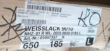 neue Fertigzarge Türzarge Weißlack Garant 650 x 2025 mm; 185 mm Wandstärke