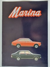 Morris Marina 1,3/1,8/1,8 TC Coupé/Limousine Verkaufsprospekt 10/1971 16 Seiten