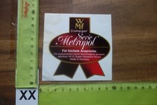 Alter Aufkleber Elektrogeräte Pfanne Topf Schnellkochtopf WMF Metropol Cromargan