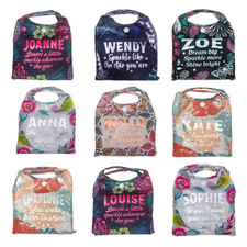 Shopper Tragetasche wiederverwendbar vorpersonalisiert Frauennamen & sentimentale Zitate