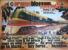 Konzertplakat orange blossom - konzertplakat,
