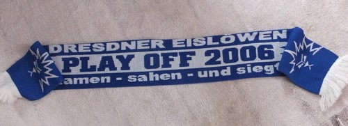 Dresdner eislöwen fan schal - dresdner, fan-schal
