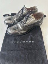Fratelli Rossetti Budapester Business Damenschuhe Silberfarben Gr. EU 38 NP €388