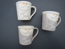 3 Porzellan-Becher Weihnachen