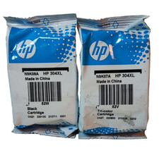 2x Orig. HP 304XL Black + Tricolor N9K07A + N9K08A Satz für HP DeskJet Neu 19/22
