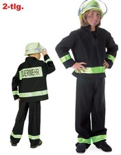 Feuerwehrmann schwarz Feuerwehr Fasching Karneval 12208013F