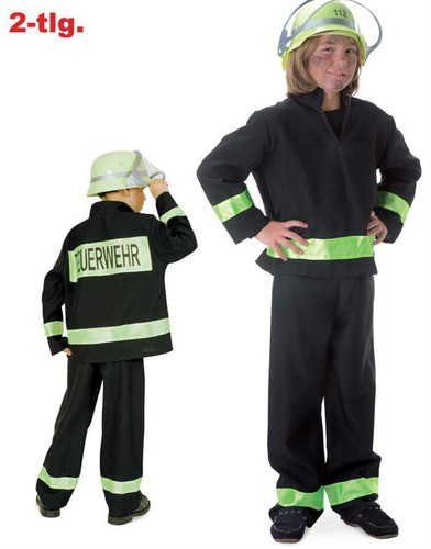 Feuerwehrmann schwarz