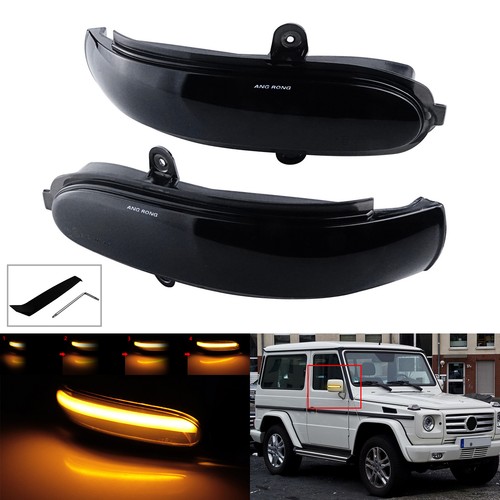 Schwarz led spiegelblinker - led,