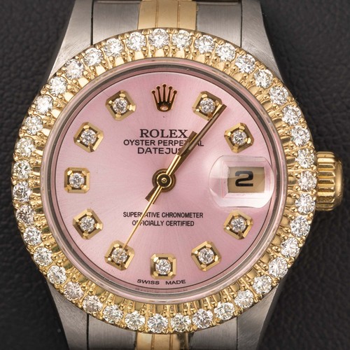 Rolex datejust 69173 diamant - rolex,