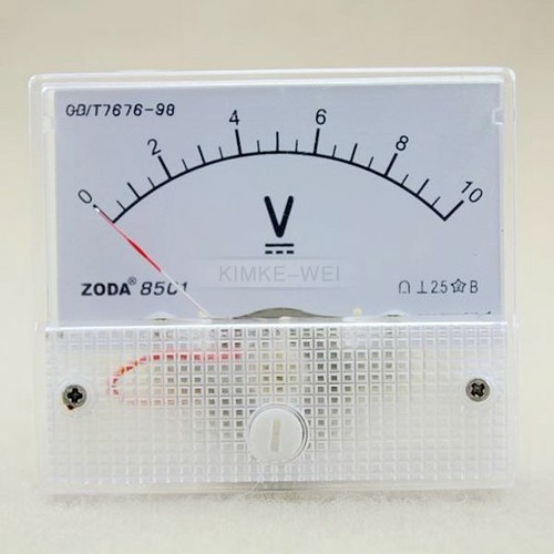 10v voltmeter analog - 0-10v,