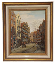 Ölgemälde "Bei den Mühren