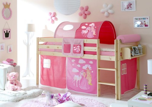 Hochbett spielbett malte - hochbett,