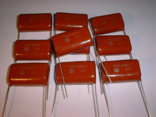 10x 68µf 400vac - 10x, 0,68µf/400vac