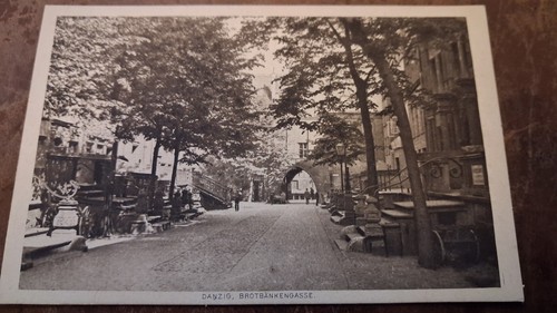 Danzig brotbänkengasse - ak,