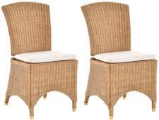 Set/2 Esszimmersessel Rattan