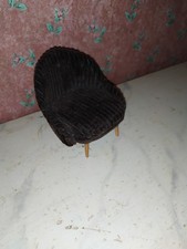  Alter Cocktail Sessel um 1950-60-Wohnzimmer-Kaufladen-Puppenhaus-Puppenstube