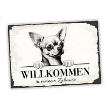Hundeschild Willkommen Zuhause